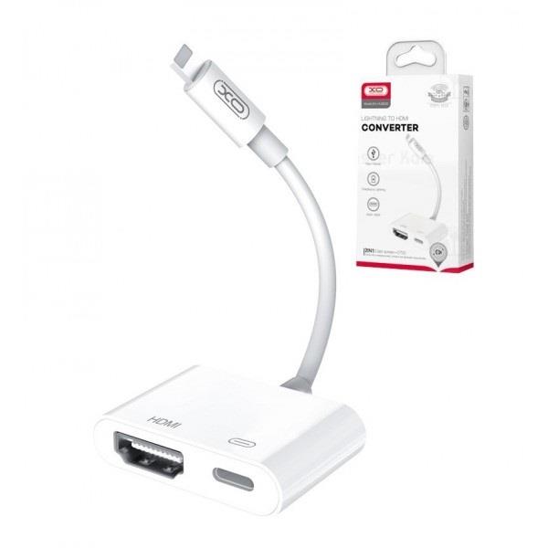 تبدیل لایتنینگ اتصال همزمان شارژر و HDMI ایکس او XO HUB005